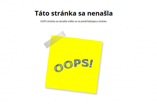 o je to strnka 404?