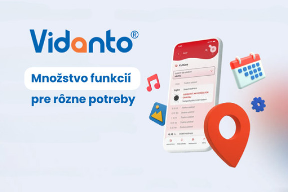 Mobiln aplikcia Vidanto: irok vber modulov a funkcionalt