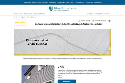 Zilina.Virtualne.sk  Ing. Milan Hodo ABCDOM.sk