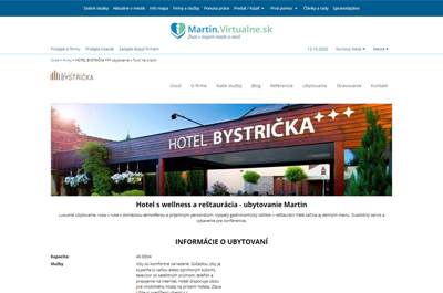 Martin.Virtualne.sk » Hotel Bystrièka