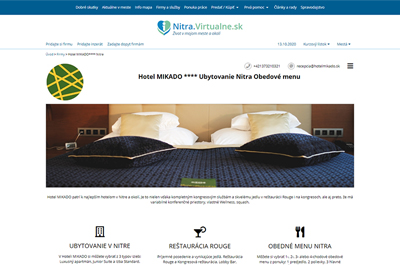 Nitra.Virtualne.sk » Hotel MIKADO