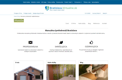 Bratislava.Virtualne.sk  Manulna lymfodren